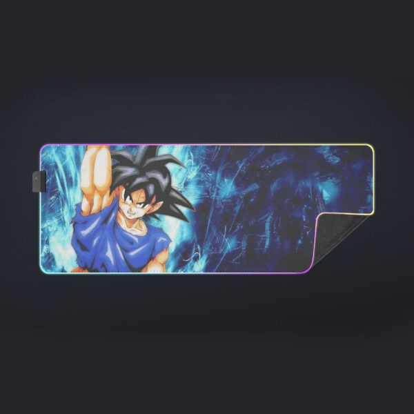 Dragon Ball Z Son Goku Cool Blue Aura Energy Ball cool LED Mouse Pad