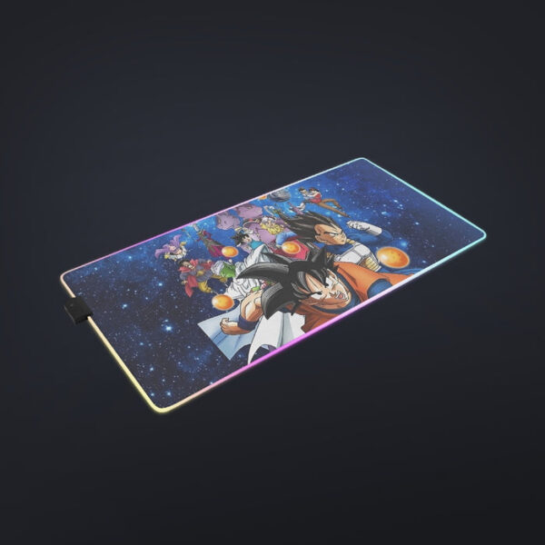 Dragon Ball Super Destruction Gods Goku Vegeta cool  LED Mouse Pad