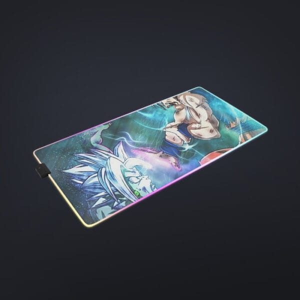 Dragon Ball Fused Zamasu Goku Blue Super Saiyan Epic  LED  Mouse Pad