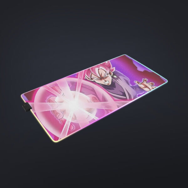 Goku Black Zamasu Super Saiyan Rose Powerful Aura Skills Dope cool LED Mouse Pad