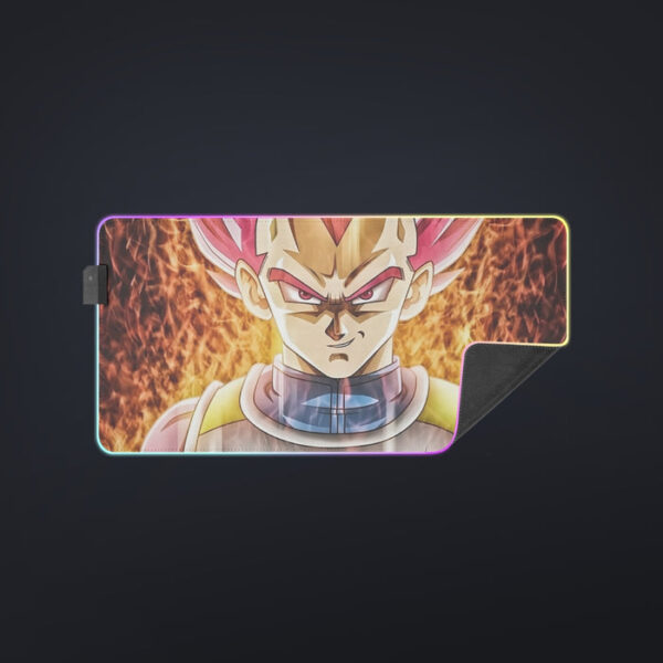 Dragon Ball Super Saiyan God Red Vegeta Cool Casual cool LED Mouse Pad