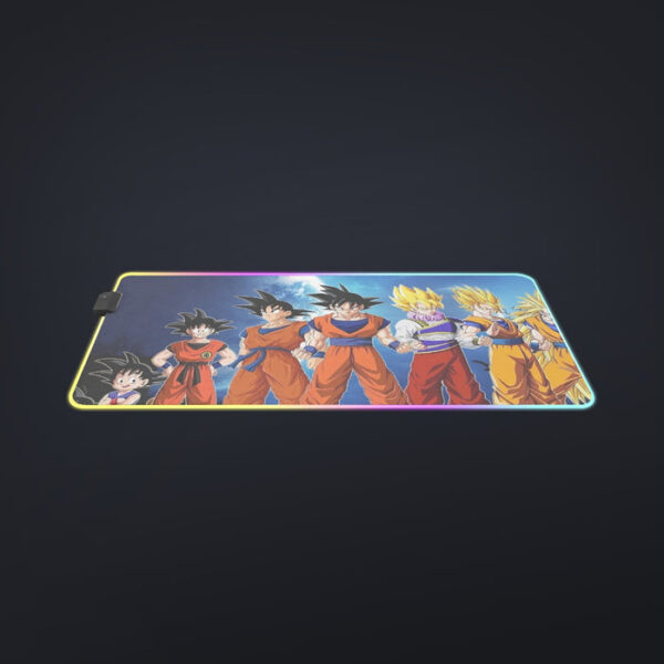 Dragon Ball Z Cool Goku Super Saiyan Transformation cool LED Mouse Pad