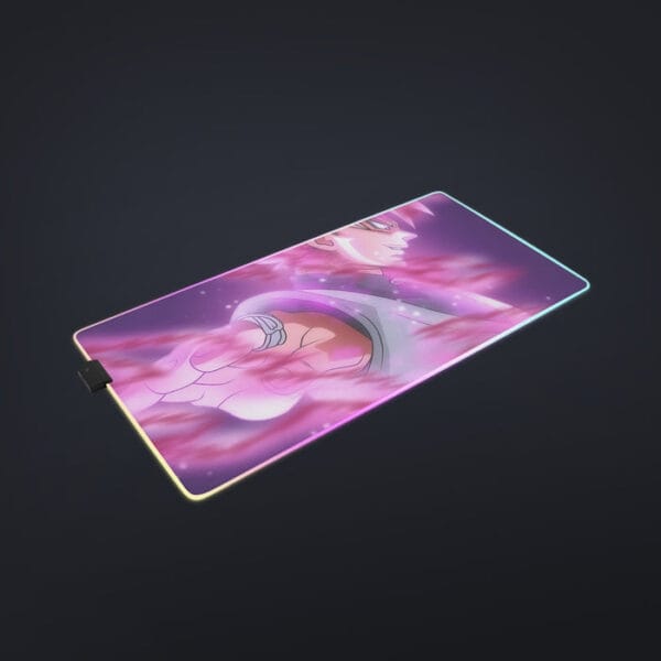 Dragon Ball Super Saiyan Black Goku Rose Cool Casual cool LED  Mouse Pad