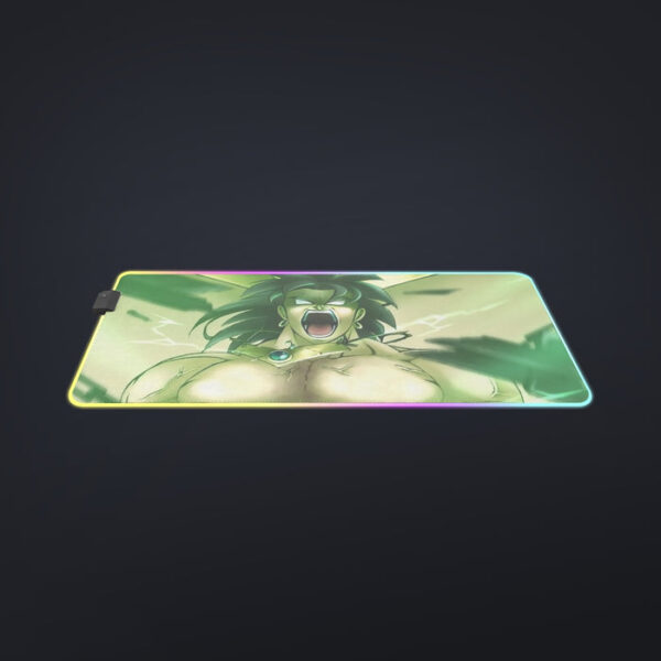 Dragon Ball Legendary Super Saiyan Broly 3D Full Print Streetwear Design cool LED Mouse Pad