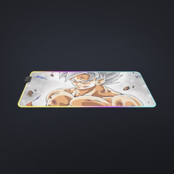 Goku Mastered Ultra Instinct cool LED Mouse Pad