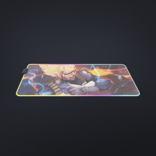 Dragon Ball Z Vegeta Super Saiyan Lightning Custom cool LED  Mouse Pad