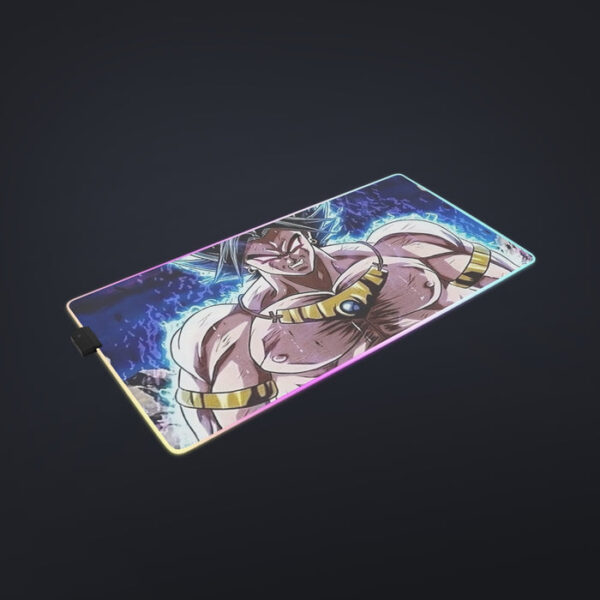 DBZ Legendary Super Saiyan Broly With Black Hair cool LED  Mouse Pad