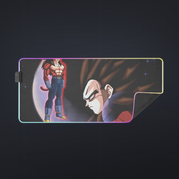 Dragon Ball Super Vegeta 4 Cool Crescent Moon Universe LED Mouse Pad