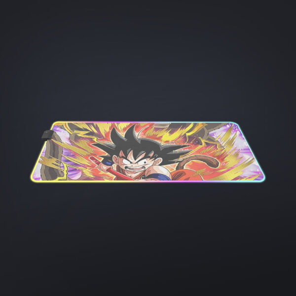 Great Ape Monkey Warrior Angry Kid Goku Fighting 3D cool LED Mouse Pad