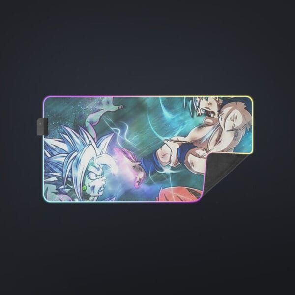 Dragon Ball Fused Zamasu Goku Blue Super Saiyan Epic  LED  Mouse Pad