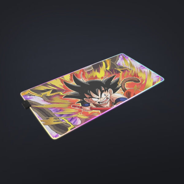 Great Ape Monkey Warrior Angry Kid Goku Fighting 3D cool LED Mouse Pad