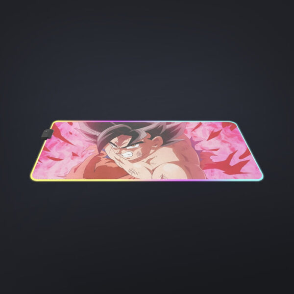 Dragon Ball Super Bruised Goku Red Kaioken Streetwear cool LED Mouse Pad