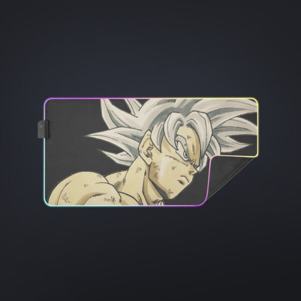 Dragon Ball Super Mastered Ultra Instinct Goku cool LED Mouse Pad