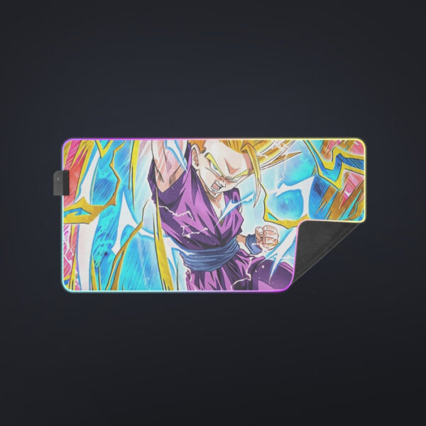 Teen Gohan Dragon Ball Full Tilt Kamehameha Super Saiyan 2 Cool LED Mouse Pad