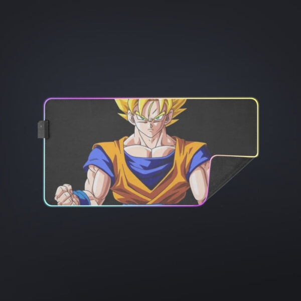 Goku Transformation Thunder Black Super Saiyan cool  LED  Mouse Pad