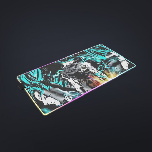 Dragon Ball Gogeta Super Saiyan Power Up Potara Fusion Design cool LED Mouse Pad