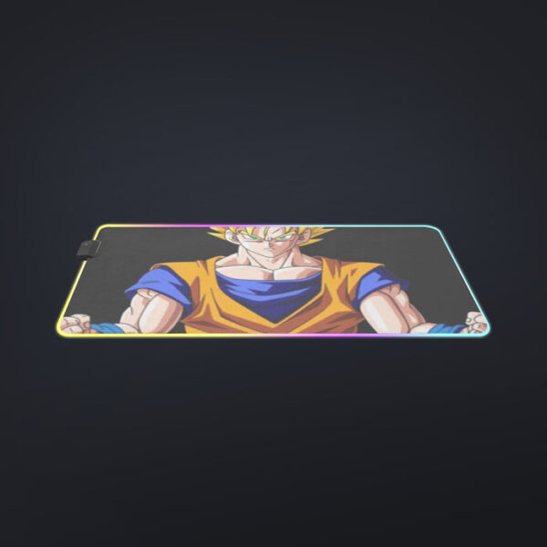 Goku Transformation Thunder Black Super Saiyan cool  LED  Mouse Pad