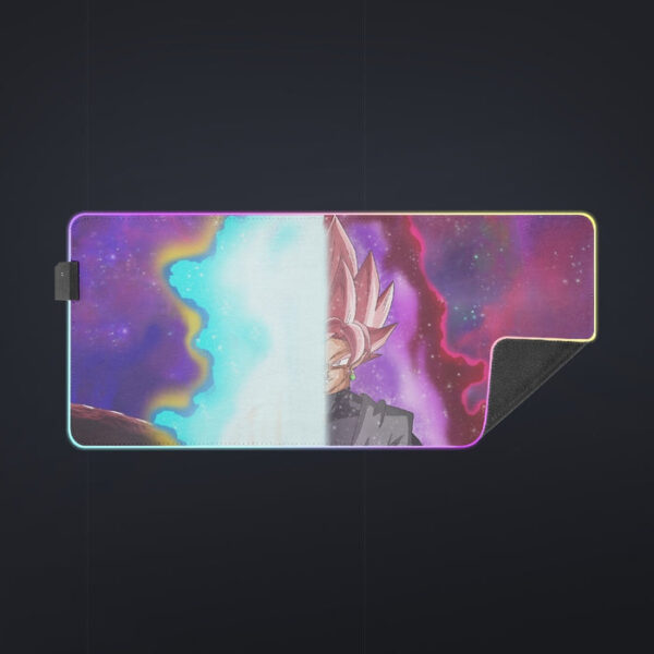 Dragon Ball Z Goku Super Saiyan God & Goku Black  cool LED Mouse Pad