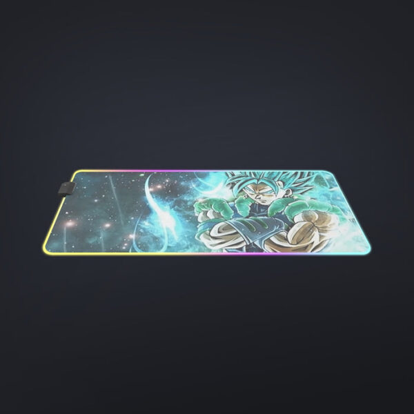 Dragon Ball Gogito 2 Blue Super Saiyan Kaioken Cool cool LED  Mouse Pad