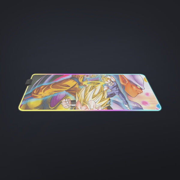 Dragon Ball Super Gogeta Super Saiyan Fusion Streetwear Design cool LED Mouse Pad