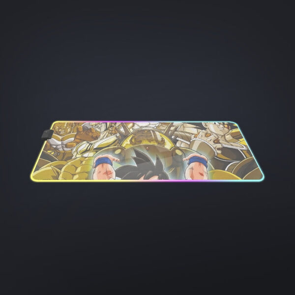 DBZ Goku Spirit Bomb Destroy Villains Cooler Broly Namek Golden cool  LED  Mouse Pad