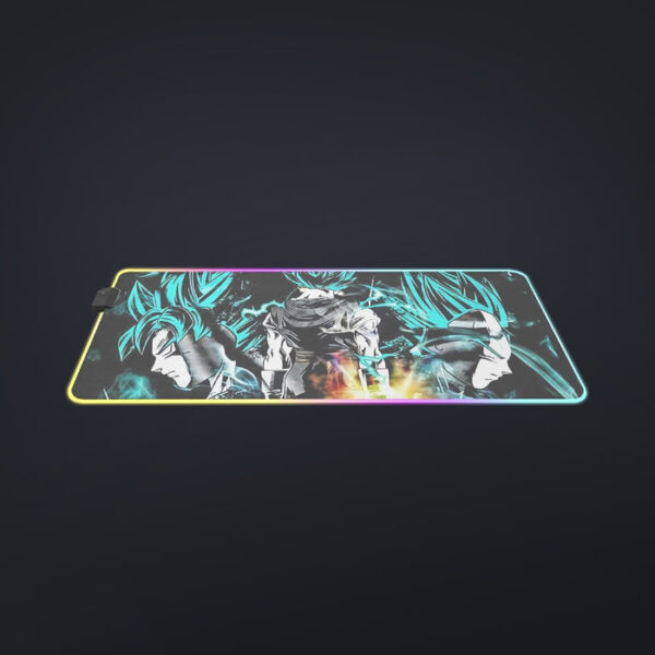 Dragon Ball Gogeta Super Saiyan Power Up Potara Fusion Design cool LED Mouse Pad