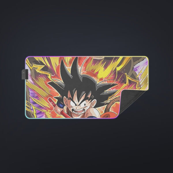 Great Ape Monkey Warrior Angry Kid Goku Fighting 3D cool LED Mouse Pad