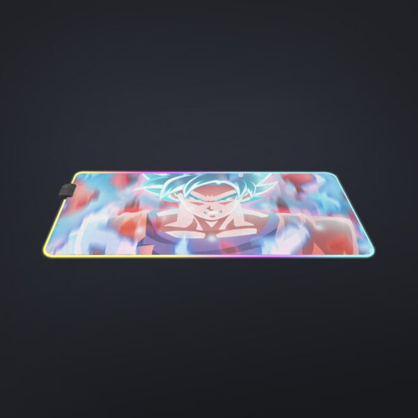 Dragon Ball Super Saiyan Blue Goku cool LED Mouse Pad