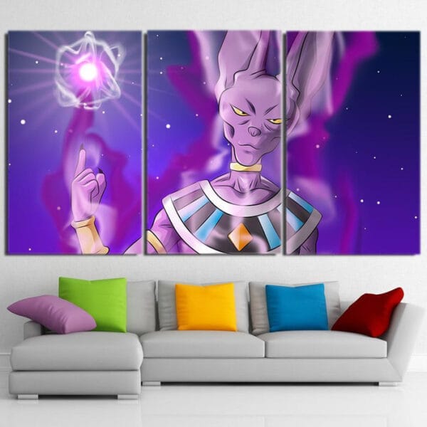 Dragon Ball Z Canvas  Beerus Cataclysmic Orb