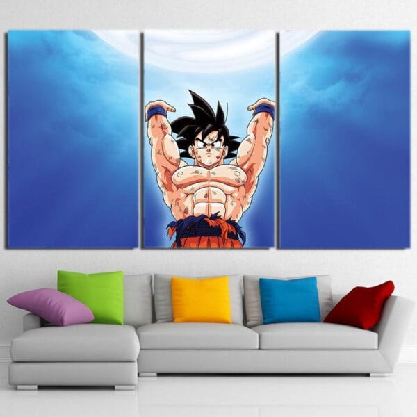 Dragon Ball Z Canvas  Goku Genkidama Sky Art