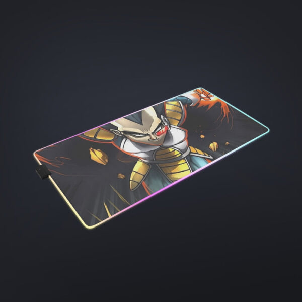 Dragon Ball Armored Vegeta Double Galick Cannon Dope cool LED Mouse Pad