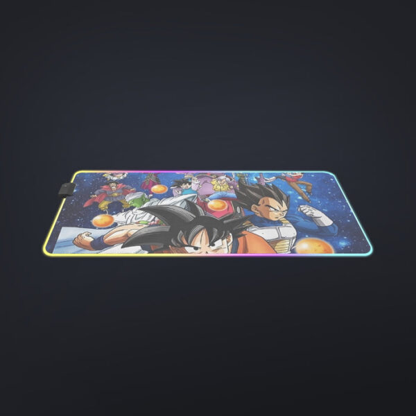 Dragon Ball Super Destruction Gods Goku Vegeta cool  LED Mouse Pad