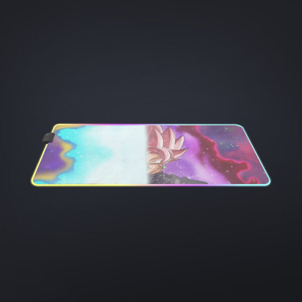 Dragon Ball Z Goku Super Saiyan God & Goku Black  cool LED Mouse Pad