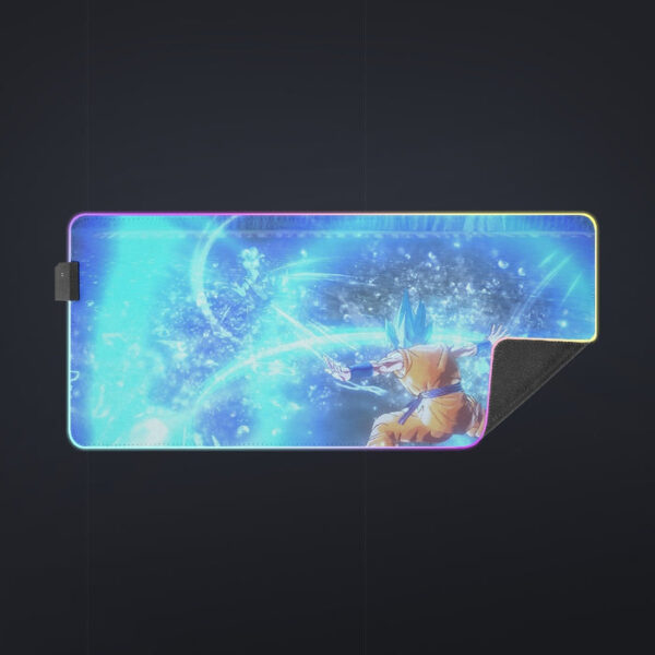 DBZ Goku SSGSS Saiyan God Blue Aura Blasting Streetwear cool LED  Mouse Pad