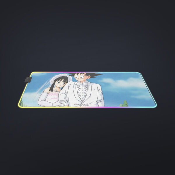 Dragon Ball Z Son Goku Newly Wed Couple cool LED Mouse Pad