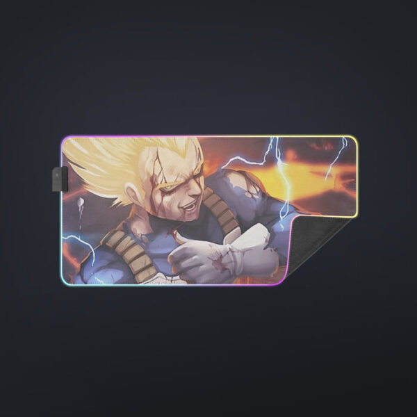 Dragon Ball Z Vegeta Super Saiyan Lightning Custom cool LED  Mouse Pad