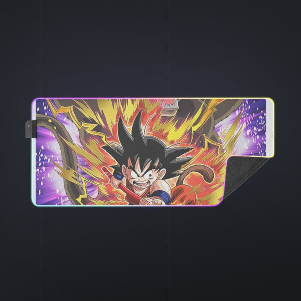 Great Ape Monkey Warrior Angry Kid Goku Fighting 3D cool LED Mouse Pad