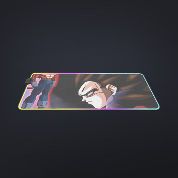 Dragon Ball Super Vegeta 4 Cool Crescent Moon Universe LED Mouse Pad