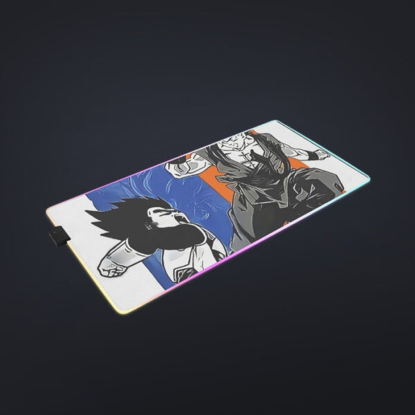 Red Goku And Blue Vegeta Fight Dragon Ball Z cool  LED  Mouse Pad