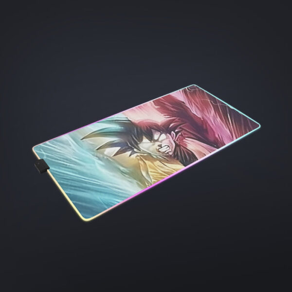 Dragon Ball Super Black Goku SSGSS Goku Spirit Bomb cool LED Mouse Pad