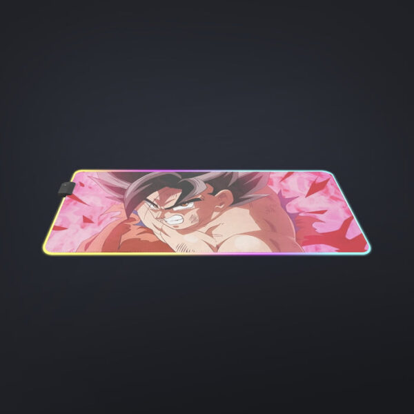 Dragon Ball Super Bruised Goku Red Kaioken Streetwear cool LED Mouse Pad