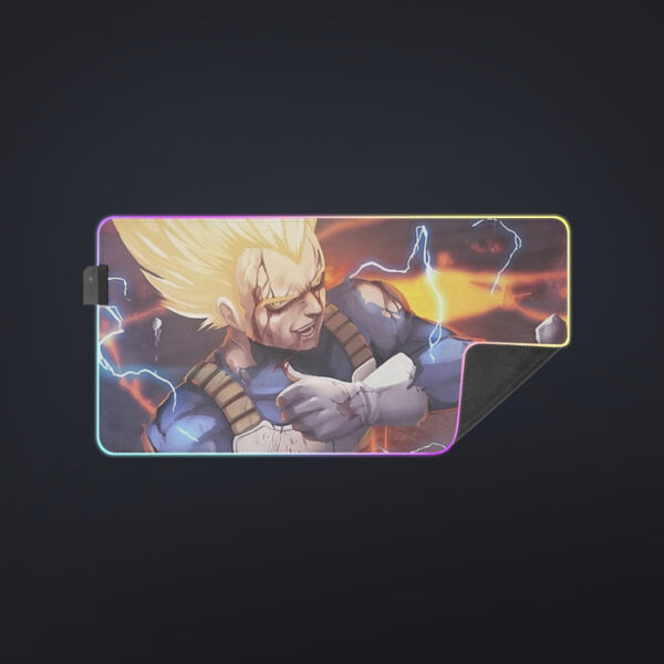 Dragon Ball Z Vegeta Super Saiyan Lightning Custom cool LED  Mouse Pad