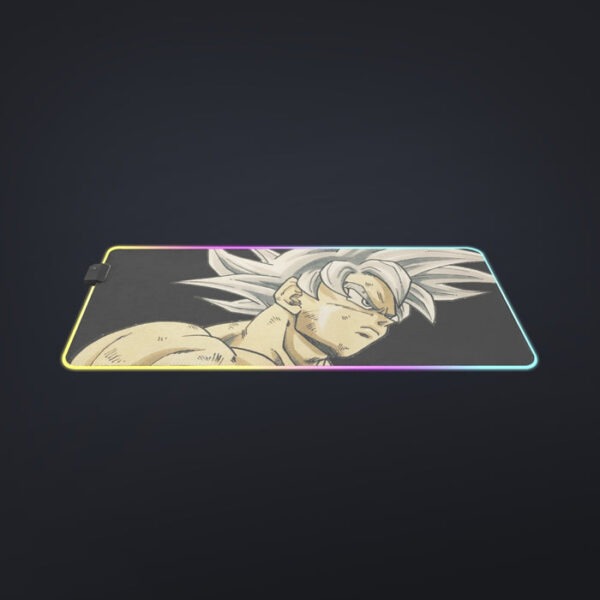 Dragon Ball Super Mastered Ultra Instinct Goku cool LED Mouse Pad