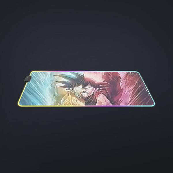 Dragon Ball Super Black Goku SSGSS Goku Spirit Bomb cool LED Mouse Pad