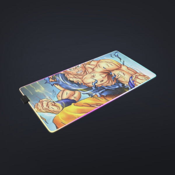 DBZ Goku Super Saiyan Thunder Power Damage Fight Cool Design cool LED Mouse Pad