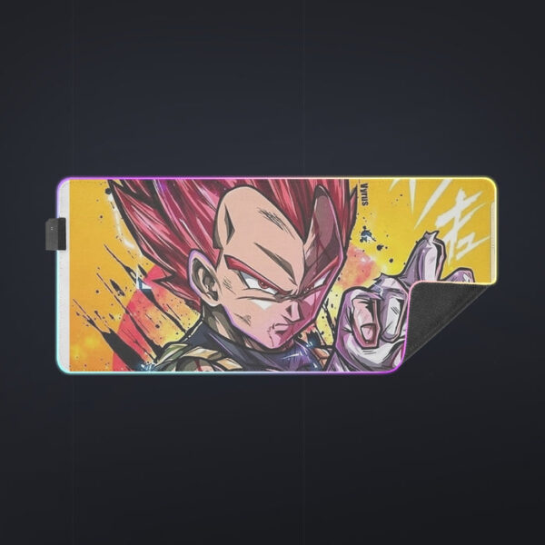 Dragon Ball Z Vegeta God cool LED Mouse Pad