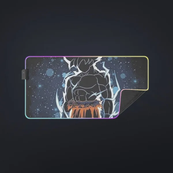 Dragon Ball Z Goku Ultra Instinct Shadow cool LED Mouse Pad