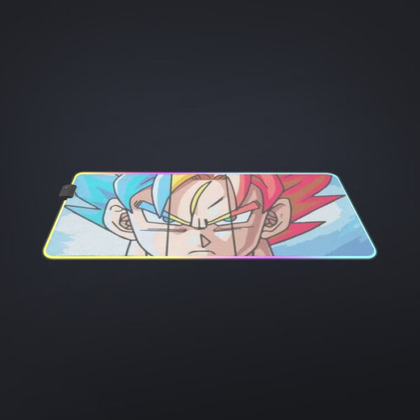 Dragon Ball Super Goku SSJ Blue God  LED Mouse Pad