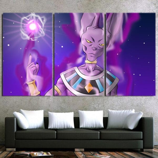 Dragon Ball Z Canvas  Beerus Cataclysmic Orb