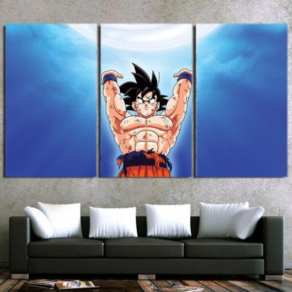 Dragon Ball Z Canvas  Goku Genkidama Sky Art